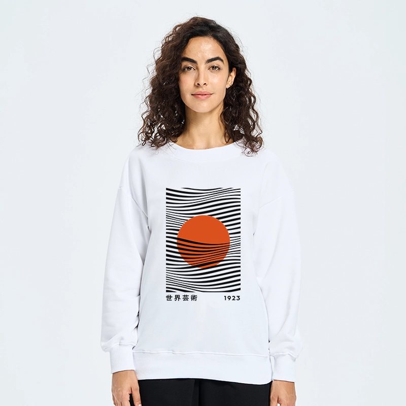 Tokyo-Tiger Minimalist Art Sun Classic Sweatshirt
