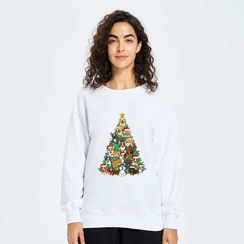 Tokyo-Tiger Christmas Tree Dog Funny Classic Sweatshirt