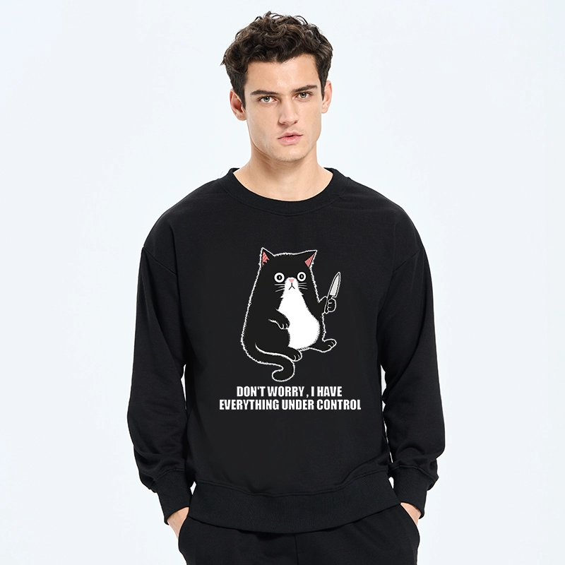 Tokyo-Tiger Cat Said Don't Worry Classic Sweatshirt