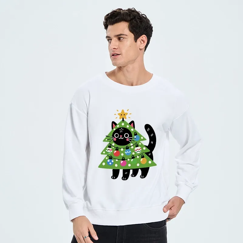 Tokyo-Tiger Christmas Tree Cat Classic Sweatshirt