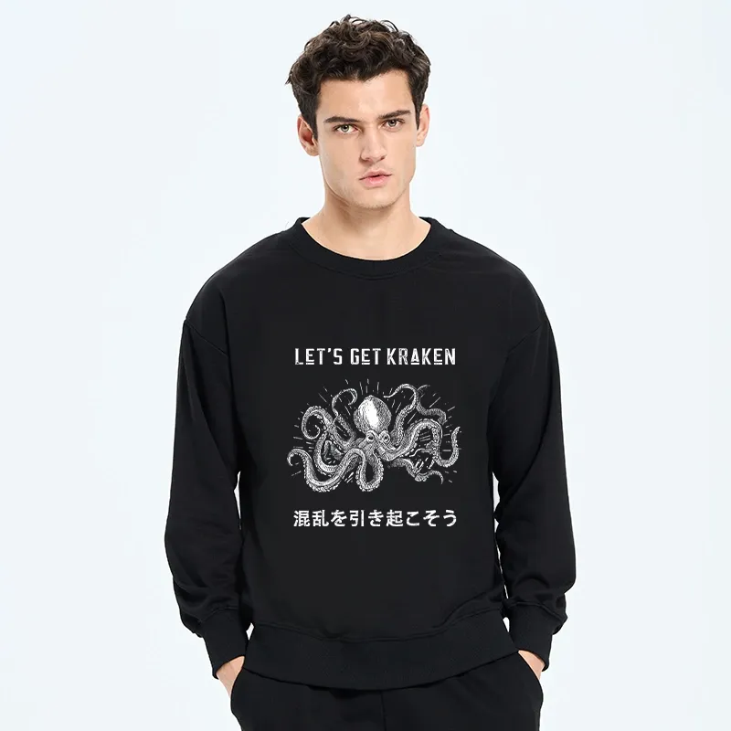 Tokyo-Tiger Funny Octopus：Let’s Get Kraken Classic Sweatshirt