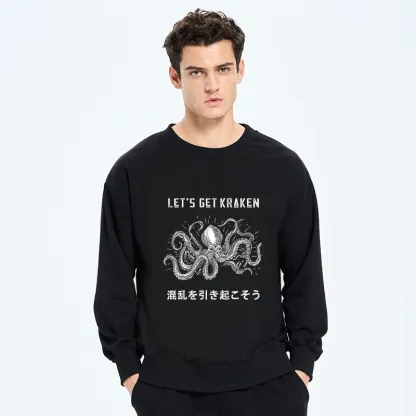 Tokyo-Tiger Funny Octopus：Let’s Get Kraken Classic Sweatshirt