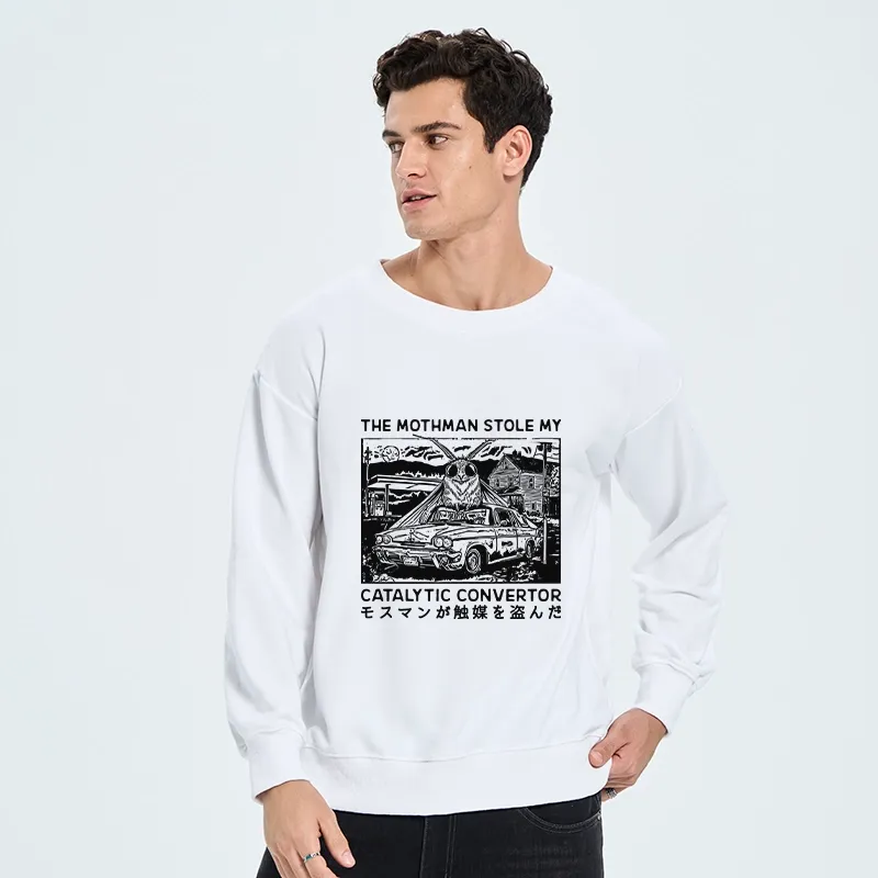Tokyo-Tiger The Night Mothman Stole My Converter Classic Sweatshirt