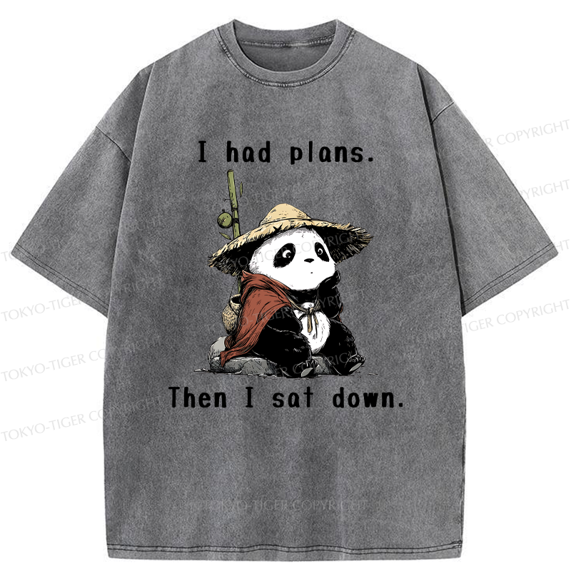 Tokyo-Tiger The Maybe Later Panda Washed T-Shirt