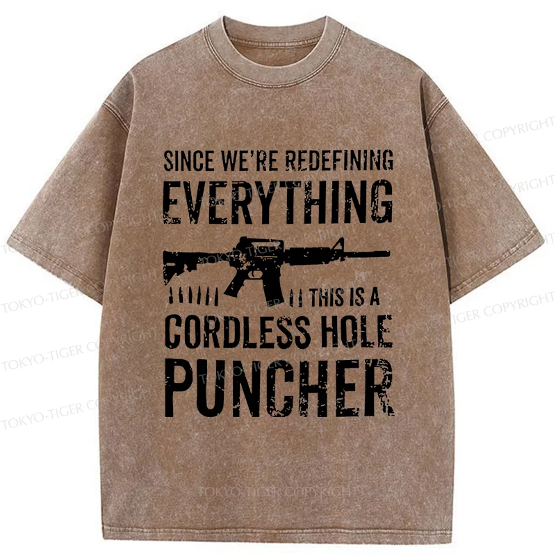 Tokyo-Tiger Redefine Item Funny Washed T-Shirt