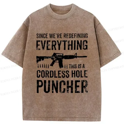 Tokyo-Tiger Redefine Item Funny Washed T-Shirt