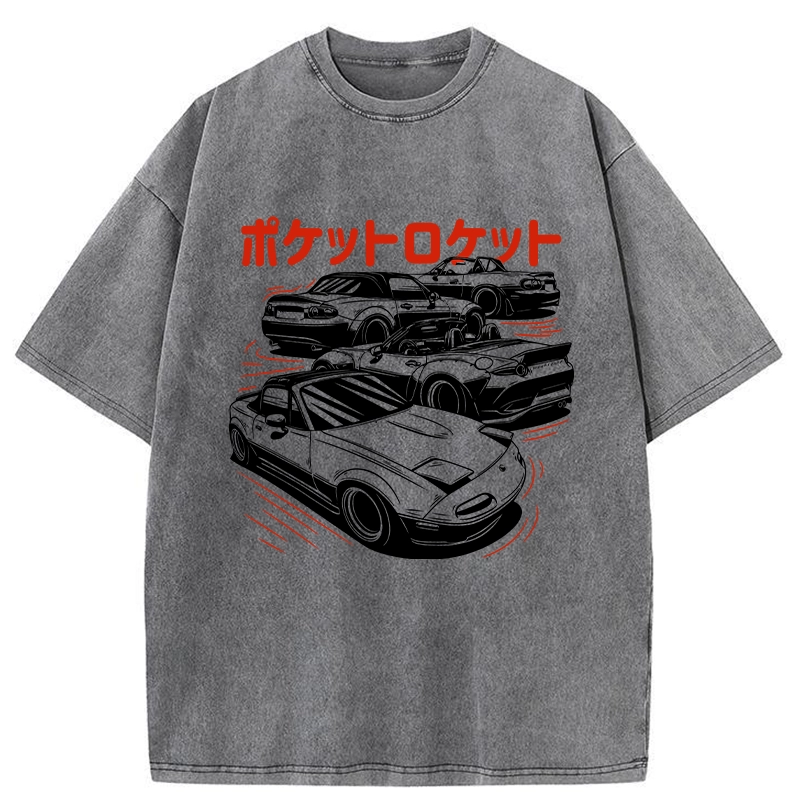 Tokyo-Tiger Pocket Rocket Washed T-Shirt