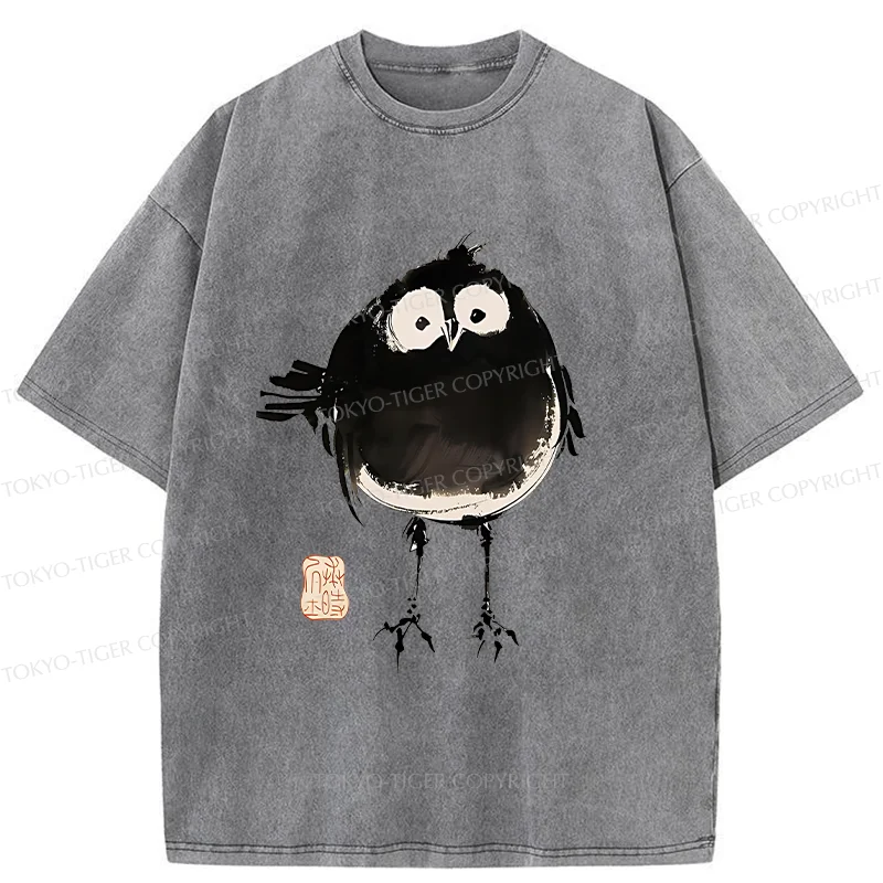 Tokyo-Tiger Fat Little Bird Washed T-Shirt