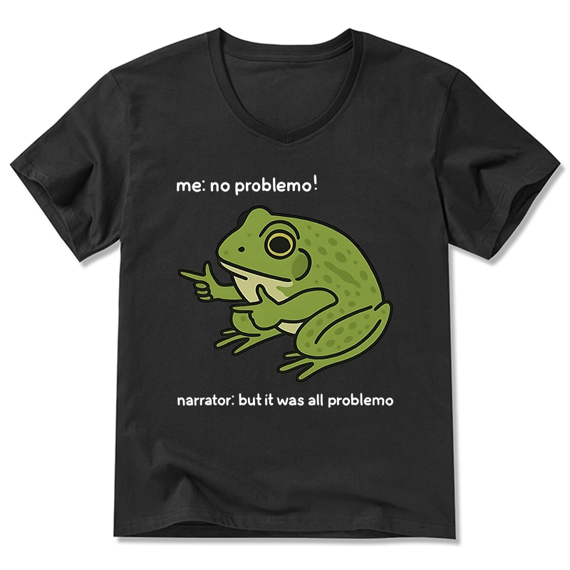 Tokyo-Tiger Stupid Frog Meme V-Neck Classic T-Shirt