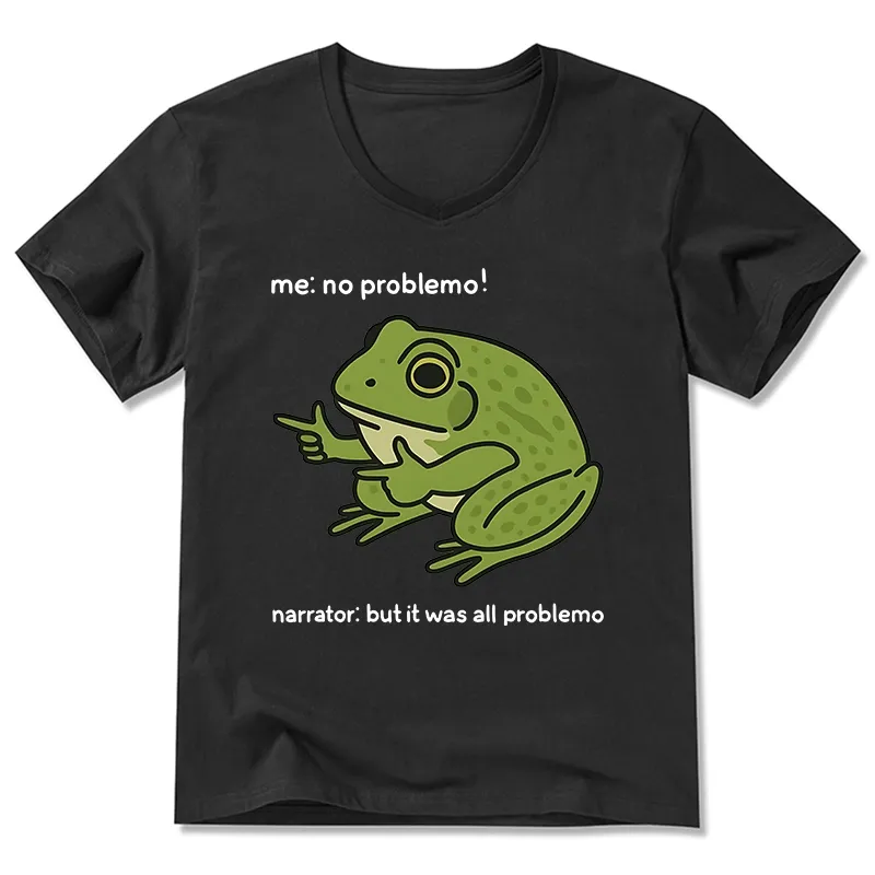 Tokyo-Tiger Stupid Frog Meme V-Neck Classic T-Shirt