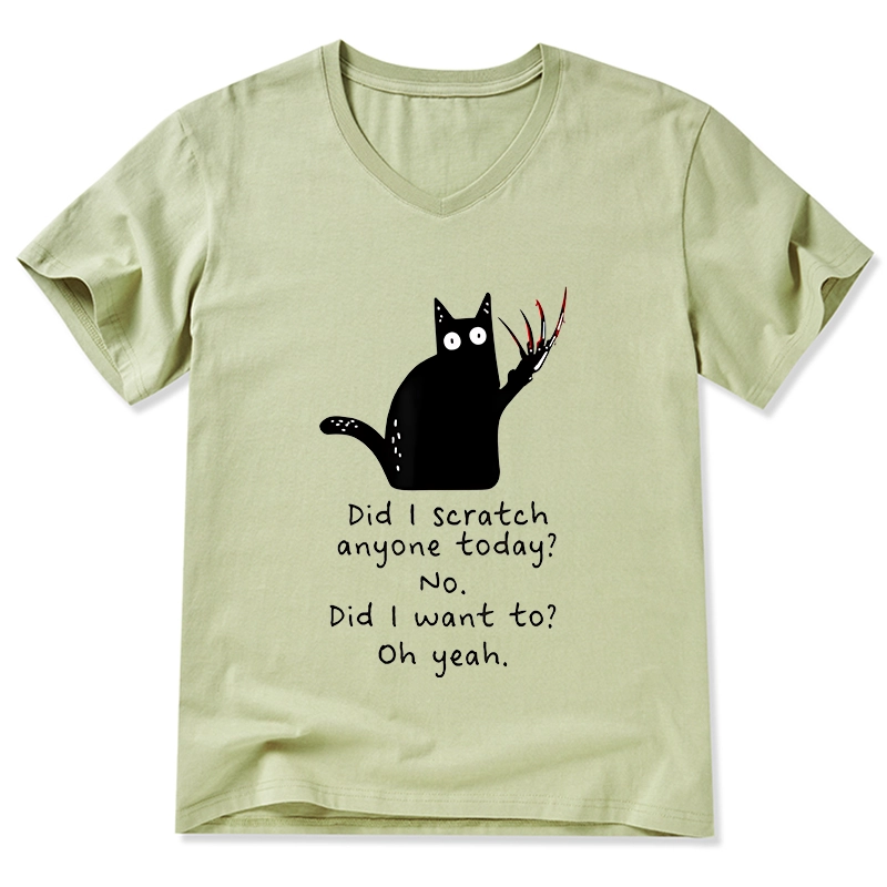 Tokyo-Tiger Cats With Sharp Claws V-Neck Classic T-Shirt