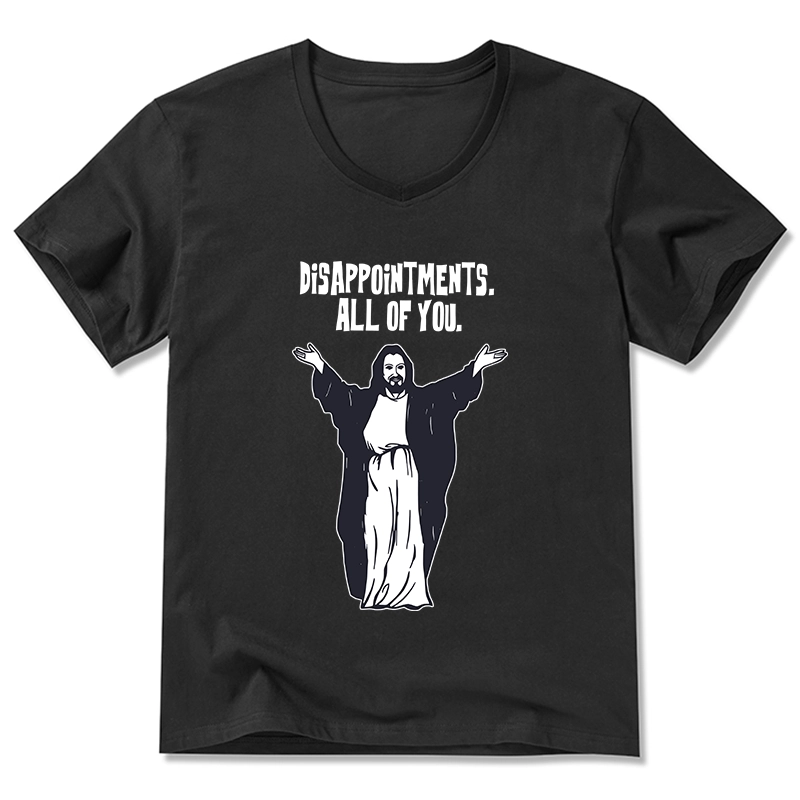 Tokyo-Tiger God Gives Disappointment V-Neck Classic T-Shirt