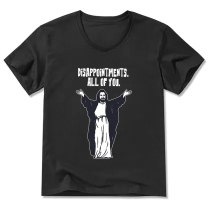 Tokyo-Tiger God Gives Disappointment V-Neck Classic T-Shirt