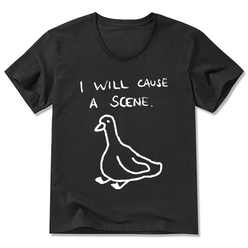 Tokyo-Tiger Stupid Goose Funny Japan Retro V-Neck Classic T-Shirt