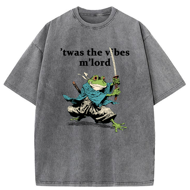 Tokyo-Tiger The Frog Samurai Washed T-Shirt