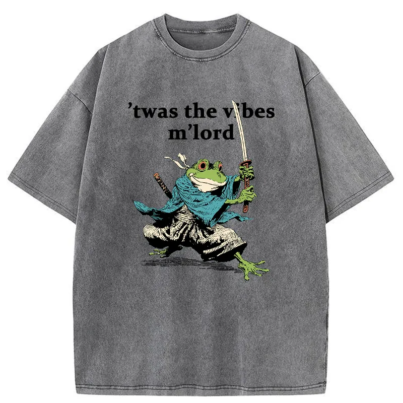 Tokyo-Tiger The Frog Samurai Washed T-Shirt