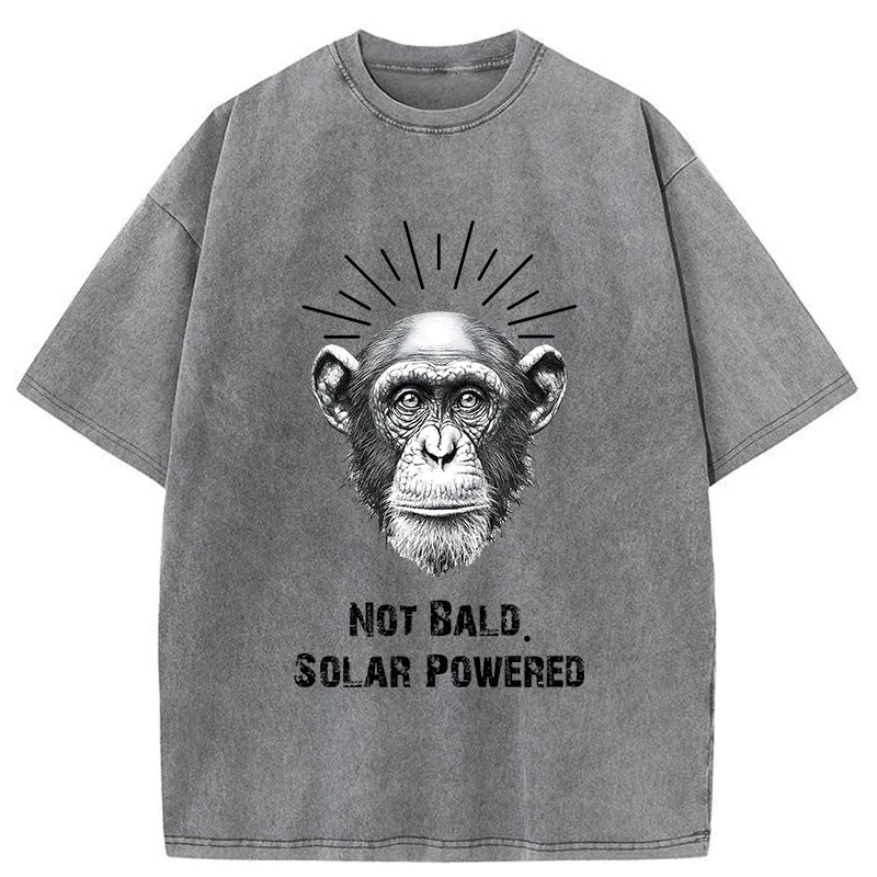 Tokyo-Tiger Human Body Solar Panel Washed T-Shirt