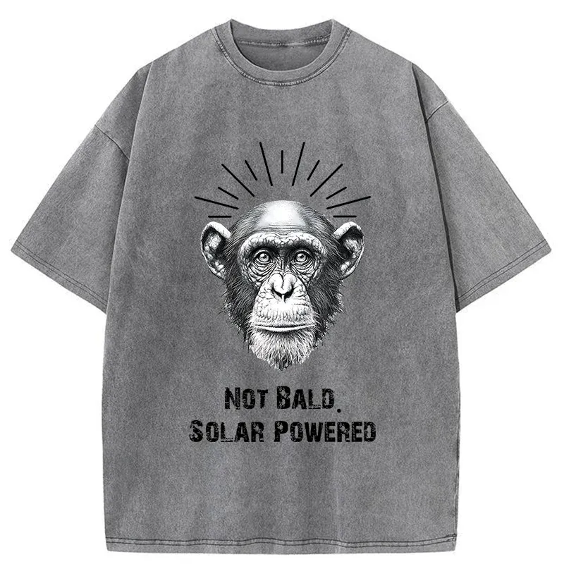 Tokyo-Tiger Human Body Solar Panel Washed T-Shirt