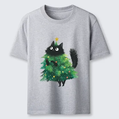 Tokyo-Tiger Christmas Tree Cat Japan Classic T-Shirt