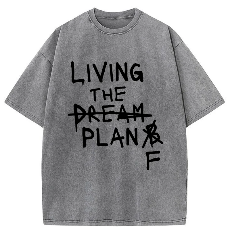 Tokyo-Tiger Dream Fails Adopt Plan F Washed T-Shirt