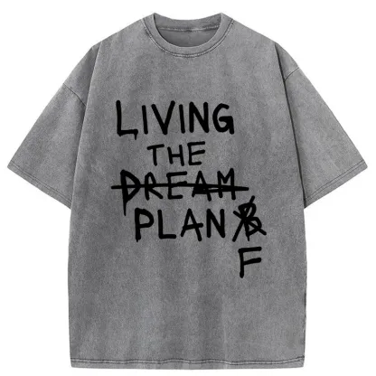 Tokyo-Tiger Dream Fails Adopt Plan F Washed T-Shirt