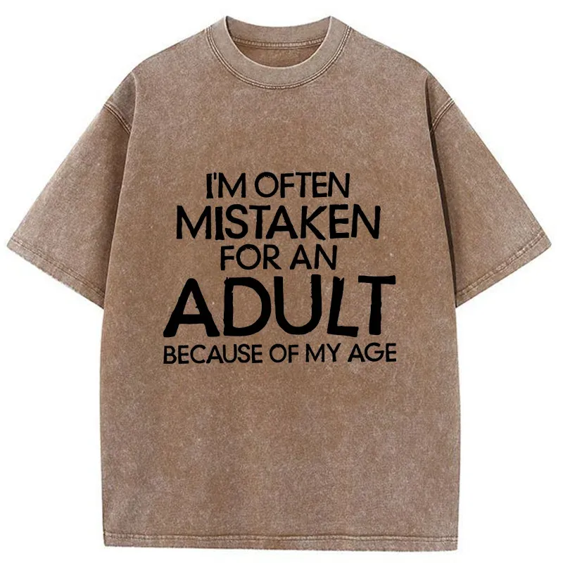 Tokyo-Tiger Old In Age But Young At Heart Washed T-Shirt