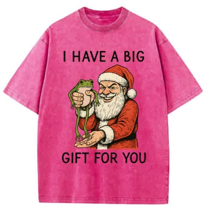 Tokyo-Tiger Santa’s Special Gift Washed T-Shirt