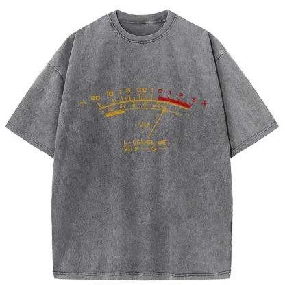 Tokyo-Tiger Volume Meter Washed T-Shirt