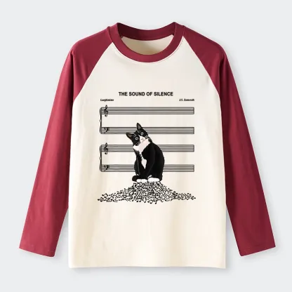 Tokyo-Tiger The Sound Of Silence Raglan Long Sleeve T-shirt