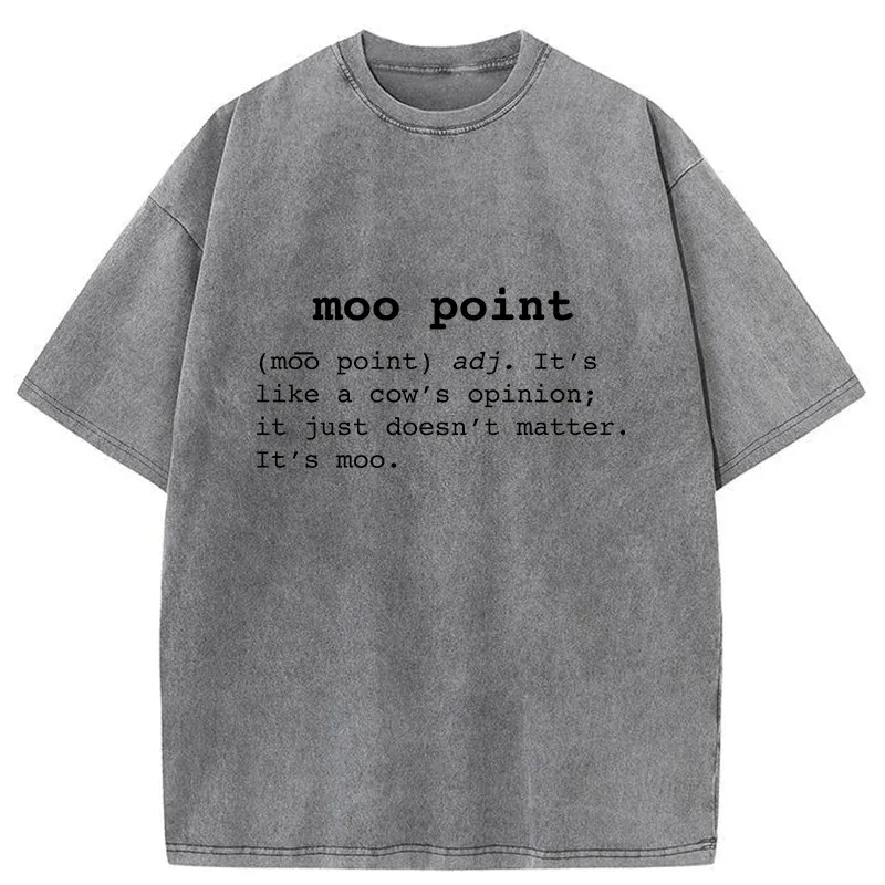 Tokyo-Tiger Moo Point Washed T-Shirt
