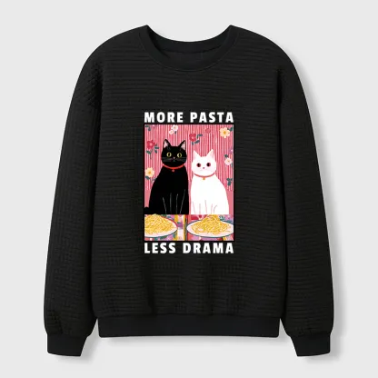 Tokyo-Tiger Love And Spaghetti Waffle Sweatshirt