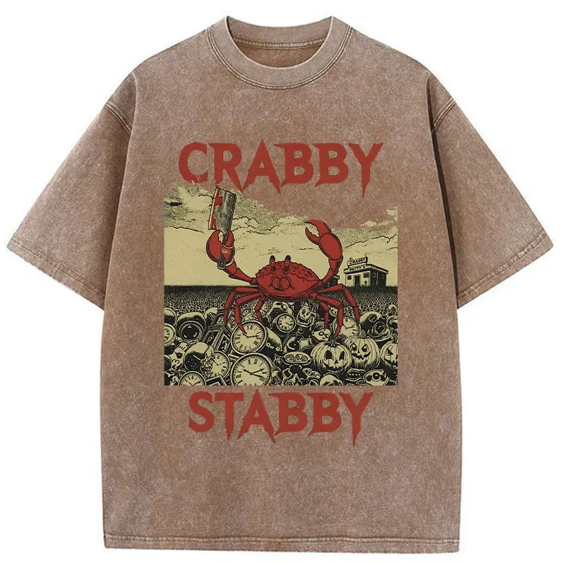 Tokyo-Tiger Angry Crab Washed T-Shirt