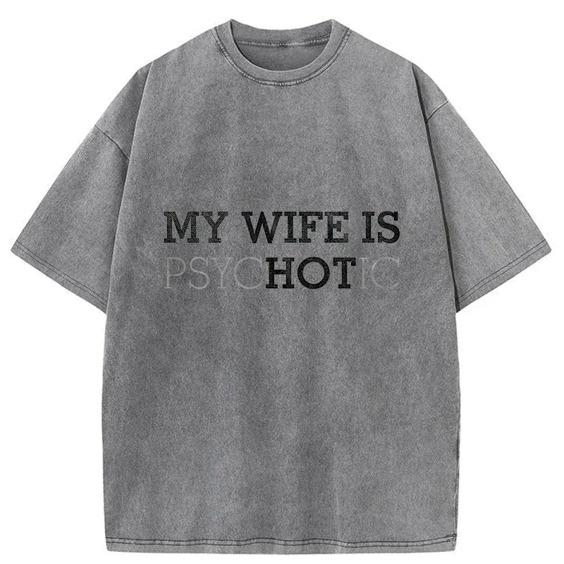 Tokyo-Tiger My Wife Is Hot Washed T-Shirt
