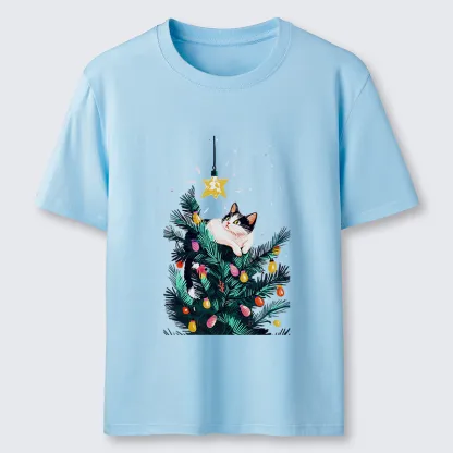 Tokyo-Tiger Cute Christmas Cat Japan Classic T-Shirt