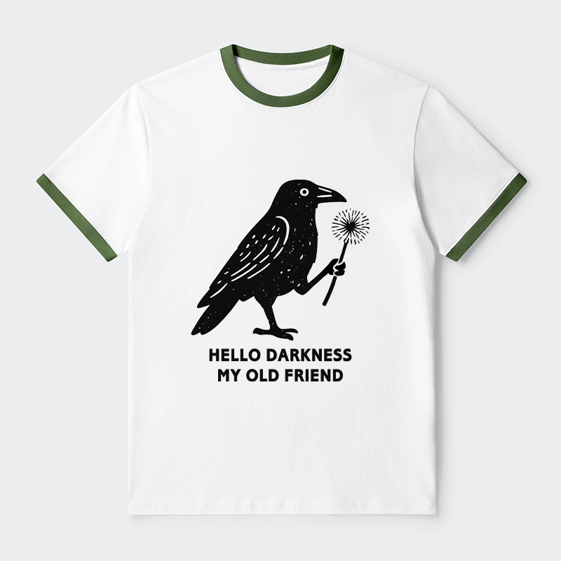 [Copy]Tokyo-Tiger Which One Should I Wear Today Contrast Trim T-Shirt