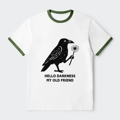 [Copy]Tokyo-Tiger Which One Should I Wear Today Contrast Trim T-Shirt