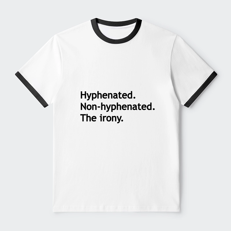 Tokyo-Tiger Hyphenated Funny Trim T-Shirt
