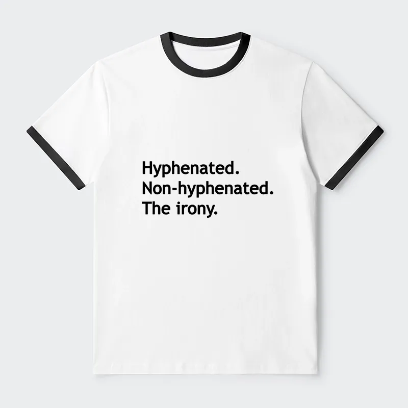 Tokyo-Tiger Hyphenated Funny Trim T-Shirt