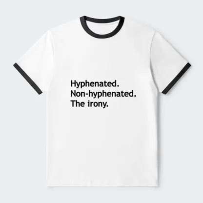 Tokyo-Tiger Hyphenated Funny Trim T-Shirt