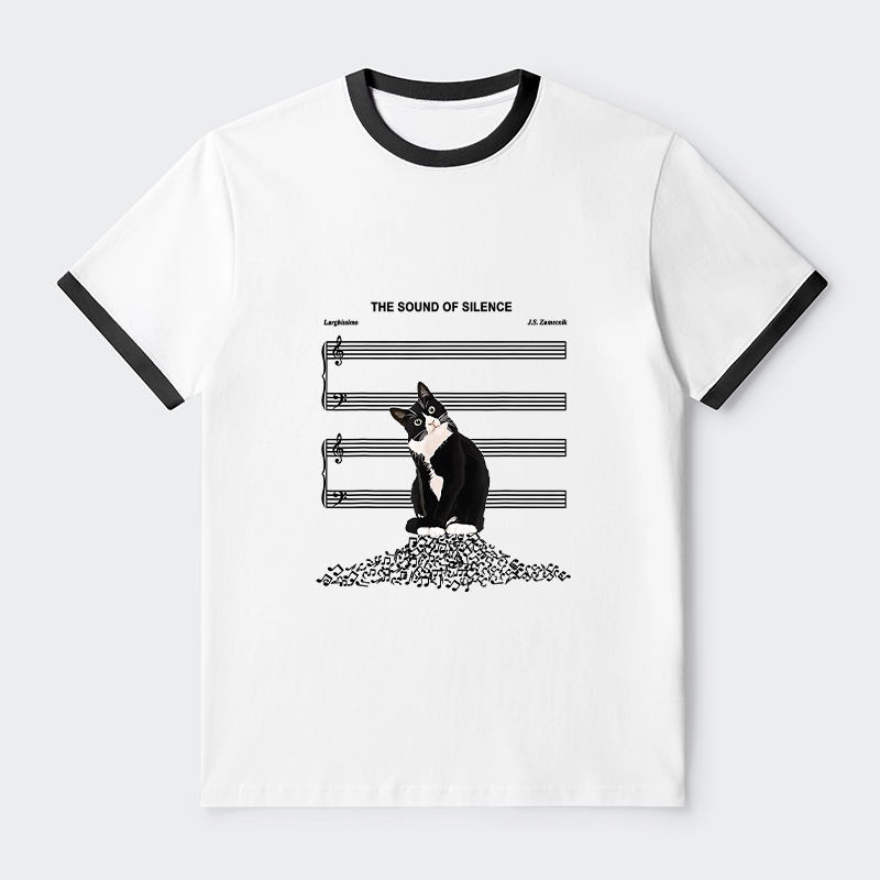 Tokyo-Tiger The Sound Of Silence Trim T-Shirt