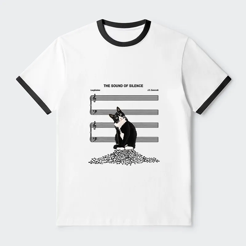 Tokyo-Tiger The Sound Of Silence Trim T-Shirt