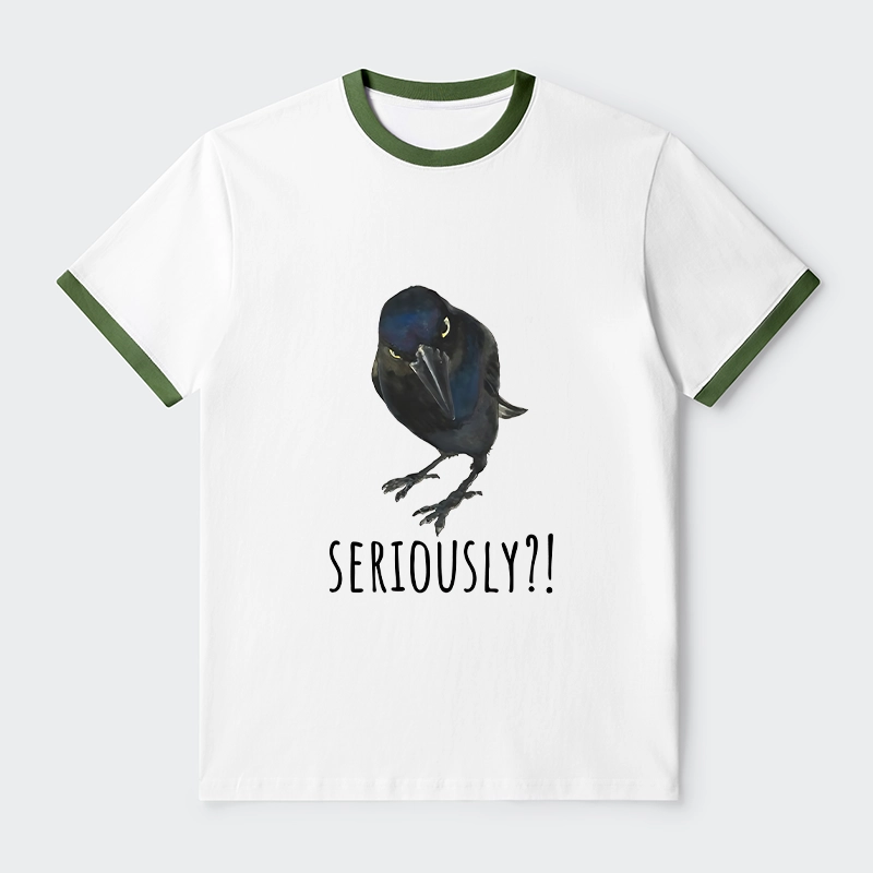 Tokyo-Tiger Raven's Question Trim T-Shirt