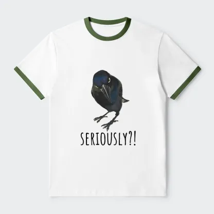 Tokyo-Tiger Raven's Question Trim T-Shirt