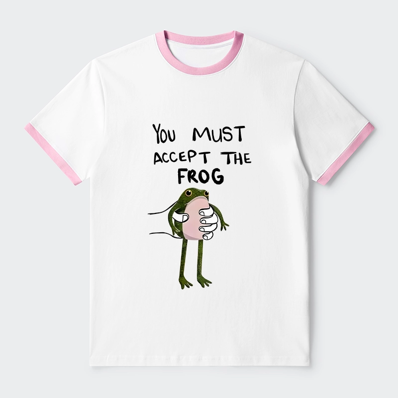 Tokyo-Tiger Accept This Frog Trim T-Shirt