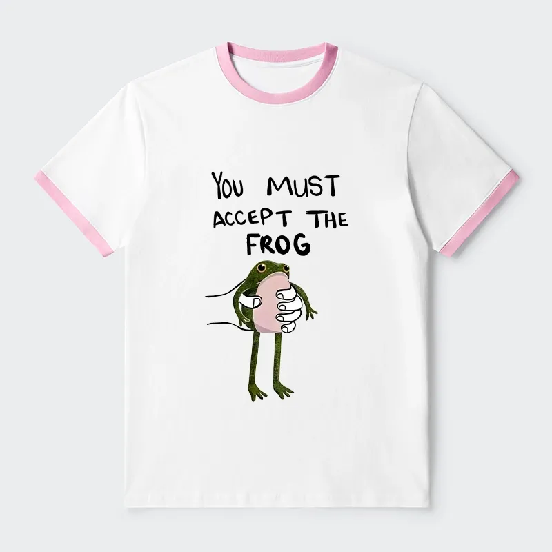 Tokyo-Tiger Accept This Frog Trim T-Shirt