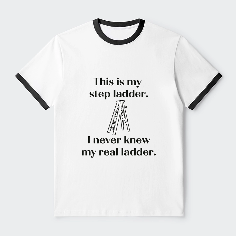 Tokyo-Tiger A Real Ladder Funny Trim T-Shirt
