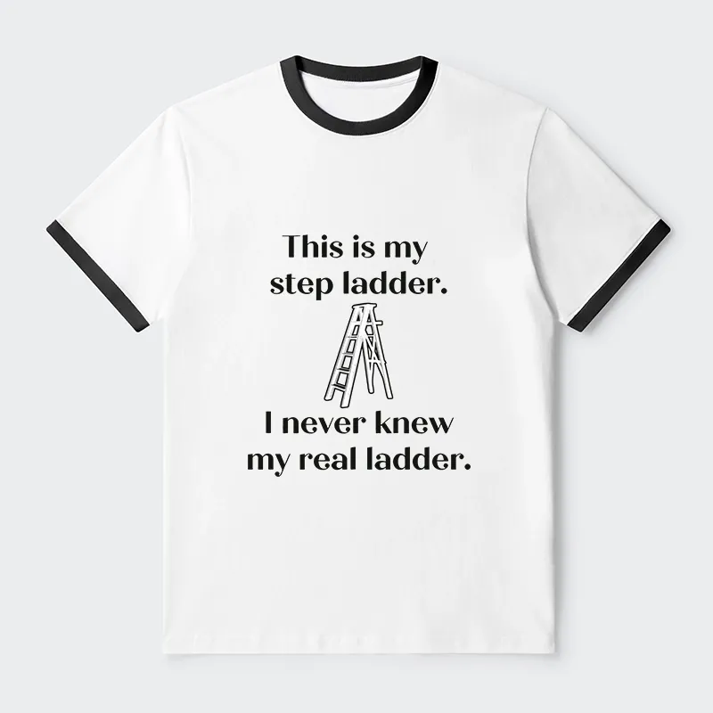 Tokyo-Tiger A Real Ladder Funny Trim T-Shirt