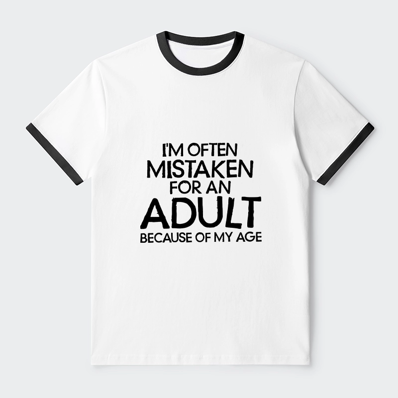 Tokyo-Tiger Old In Age But Young At Heart Trim T-Shirt