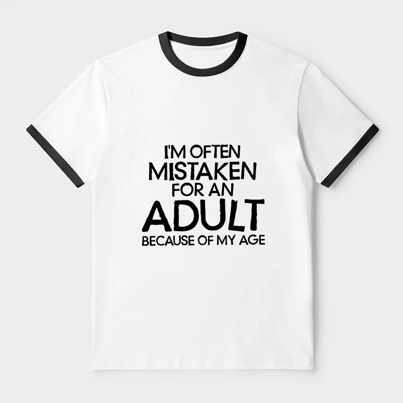 Tokyo-Tiger Old In Age But Young At Heart Trim T-Shirt