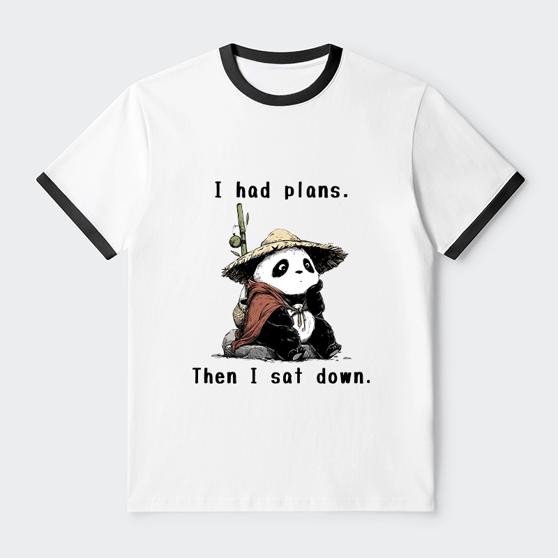 Tokyo-Tiger The Maybe Later Panda Trim T-Shirt